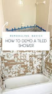 It can sound daunting, but we'll show you the equipment & planning to keep it straightforward. Tips On How To Remove Old Shower Tile Ugly Duckling House