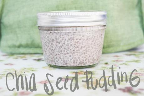 on chia seed pudding...