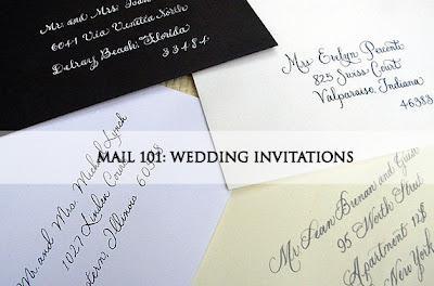 Mail 101: Wedding Invitations - Paperblog