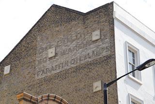 Ghost signs (76): Paraffin Oil Lamps in Rochester Row
