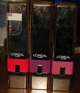 L'Oreal Colour Caresse Lipsticks~Review and Swatches
