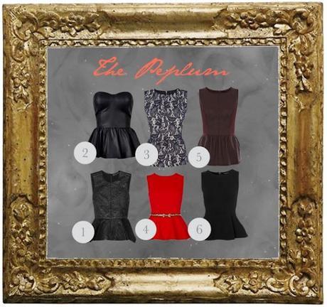 The Trend Edit AW'12: The Peplum