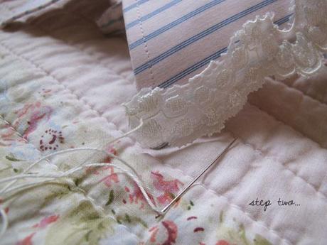 step by step lace collar diy