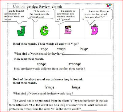 Sample of Spelling Mechanics Worksheets