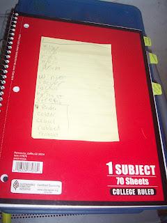 Spelling Notebook