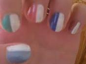 Candy Striped Nails