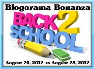 Blogorama Bonanza Back 2 School 2012 Event Sign Up