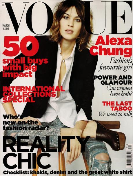 Alexa Chung Vogue, british vogue alexa chung, alexa chung fashion