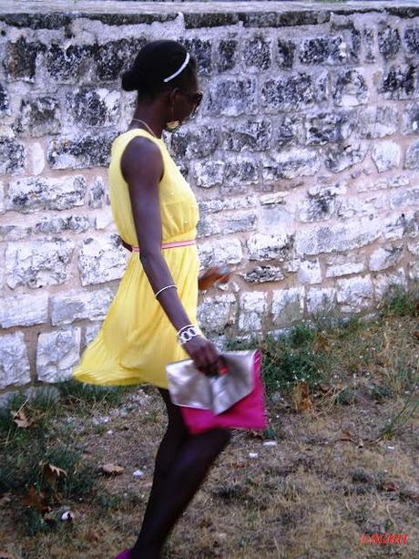 OOTD: Yellow and Pink