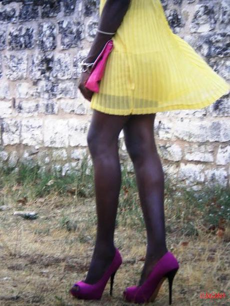 OOTD: Yellow and Pink