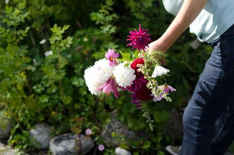 Making a Perfect August Bouquet