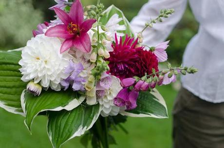 Making a Perfect August Bouquet