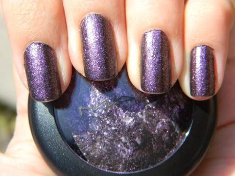 DIY Eyeshadow Nail Polish