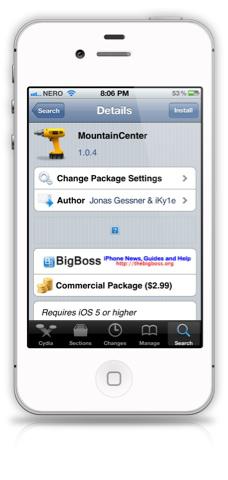 OS X Mountain Lion Like Notification Center For iPhone