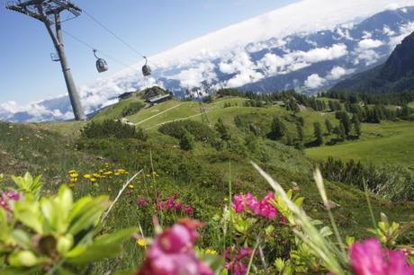 The gondola in the Nassfeld provides you with a gorgeous view.