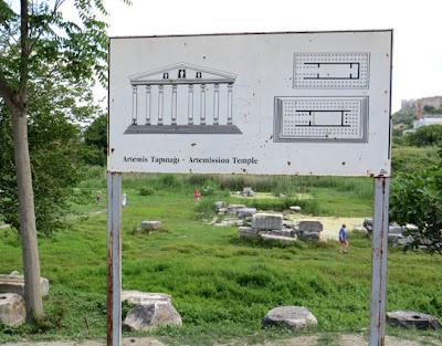 EPHESUS, TURKEY:  The Temple of Artemis, Wonder of the Ancient World