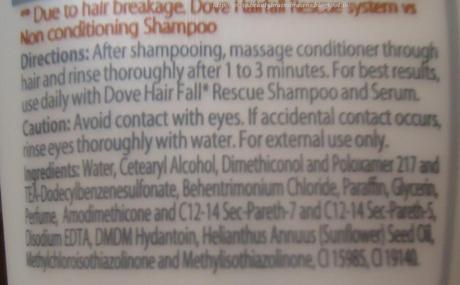 Dove Damage Therapy Hair Fall Rescue Conditioner Review Dove Damage Therapy Hair Fall Rescue Conditioner Review
