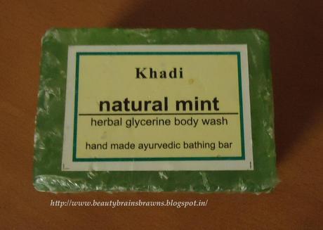 Khadi Natural Mint Handmade Ayurvedic Bathing Bar Review