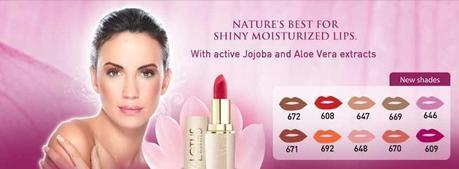 PR Info: Lotus Herbals introduces 10 new shades of PURE COLORS™ lip color