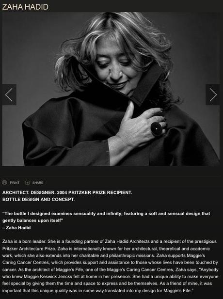 Zaha Hadid Designs The Bottle For Donna Karan Woman Zaha Hadid Designs The Bottle For Donna Karan Woman