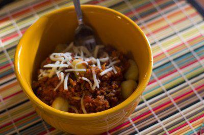 Gnocchi with Meat Sauce