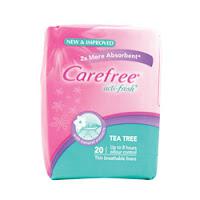 CAREFREE ACTI-FRESH Liners Oxygen + Tea Tree