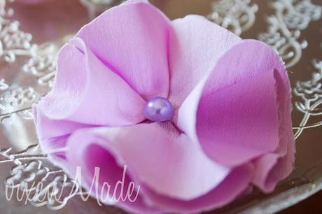 Ruffled Fabric Flowers