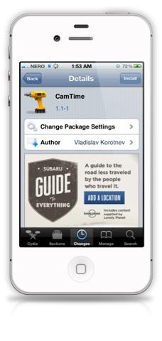 Use A Timer To Take Photos On iPhone With CamTime From Cydia