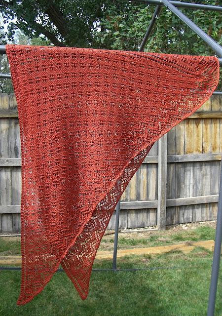 Three Shawls Knit Over the Summer