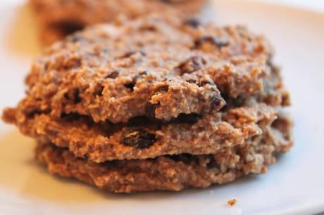 Oatmeal, Raisin, Coconut, and Chia Seed Cookies