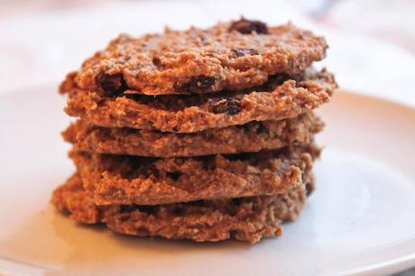 Oatmeal, Raisin, Coconut, and Chia Seed Cookies