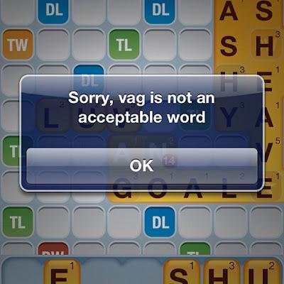 Words With Friends Vag