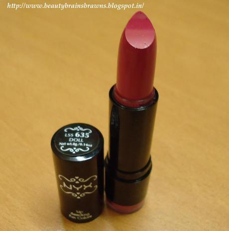 NYX Round Lipstick (Lip Smacking Fun Colors) - Shade Doll Review