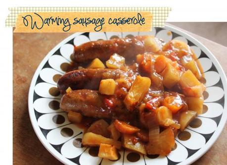 Thrifty recipe – Yummy sausage casserole