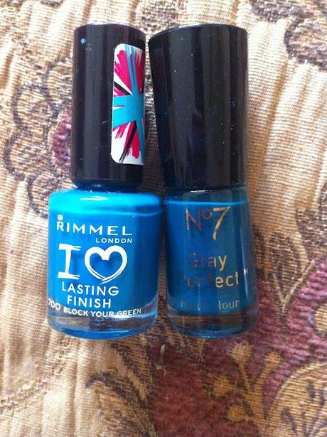 Totes Teal: No 7 vs Rimmel