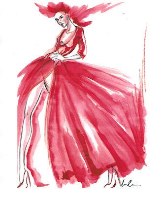 MBFW - Norisol Ferrari Spring 2013 Collection Sketch