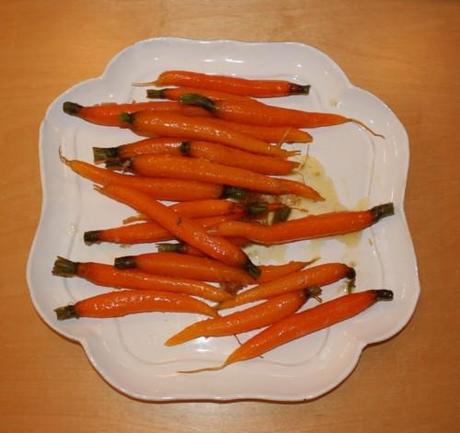 CARROTS WITH HORSERADISH AND HONEYCOMB