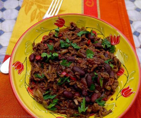 Chilli Con Carne infused with Chocolate and Cinnamon