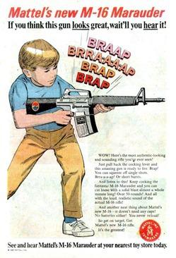 Mattel M-16 Marauder Toy Gun Ad