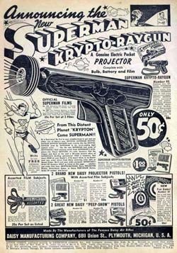 Superman Krypto-Raygun Ad