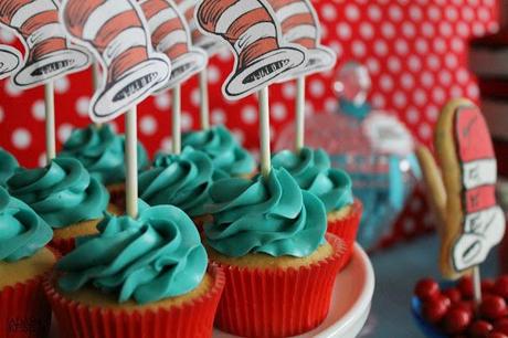 Cat in the Hat Themed Fourth Birthday by Two Red Sparrows