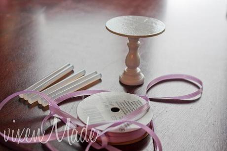 Ribbon Trimmed Cupcake Stands