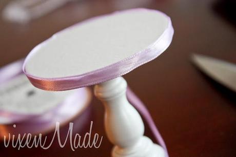 Ribbon Trimmed Cupcake Stands