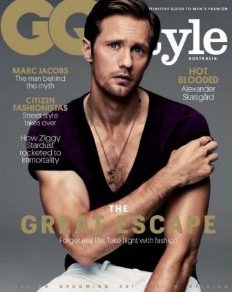 Alexander Skarsgård in Australian GQ