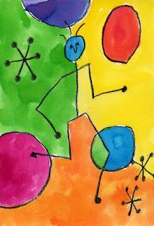 Miro Watercolor Painting