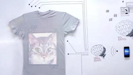 Web-connected, programmable tee, TshirtOS