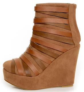 Shoe of the Day | Yoki Campbell Strappy Wedge Ankle Bootie