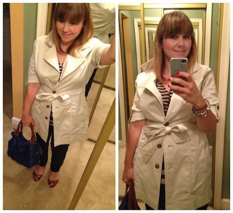 Fashion Friday: CAbi Trench and Stella & Dot Bracelets