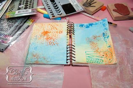 Art Journaling with Design Memory Craft Faber-Castell
