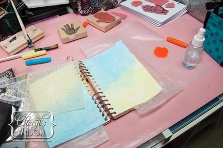 Art Journaling with Design Memory Craft Faber-Castell